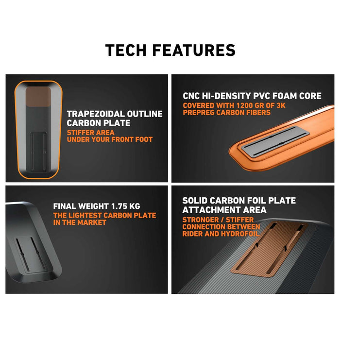 Tabla de wing foil Air Beluga Pro 146x68x10,5cm 80l RRD 27ABLGP80