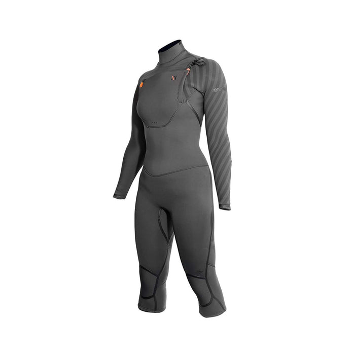 Short Wetsuit Amazone Overknee Woman Chest Zip 3-2 Grey Size 16_XXXL RRD 27AMCZ320_16