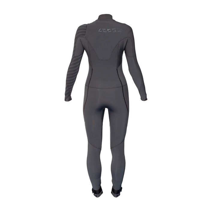 Full Wetsuit Amazone Woman Chest Zip 4-3 Grey Size 12-XL RRD 27AMCZ43_12