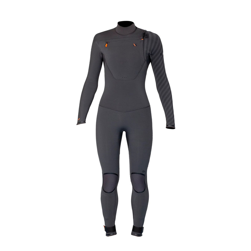 Full Wetsuit Amazone Woman Chest Zip 4-3 Grey Size 6-S RRD 27AMCZ43_6