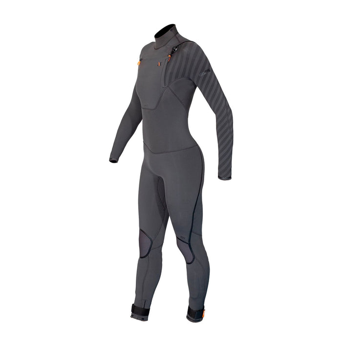 Full Wetsuit Amazone Woman Chest Zip 4-3 Grey Size 6-S RRD 27AMCZ43_6