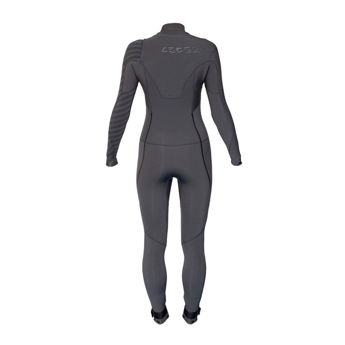 Full Wetsuit Amazone Woman Chest Zip 4-3 Grey Size 6-S RRD 27AMCZ43_6