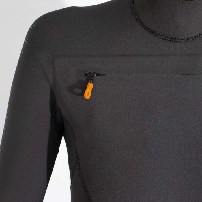 Full Wetsuit Amazone Woman Chest Zip 5-3 Grey Size 12-XL RRD 27AMCZ53_12