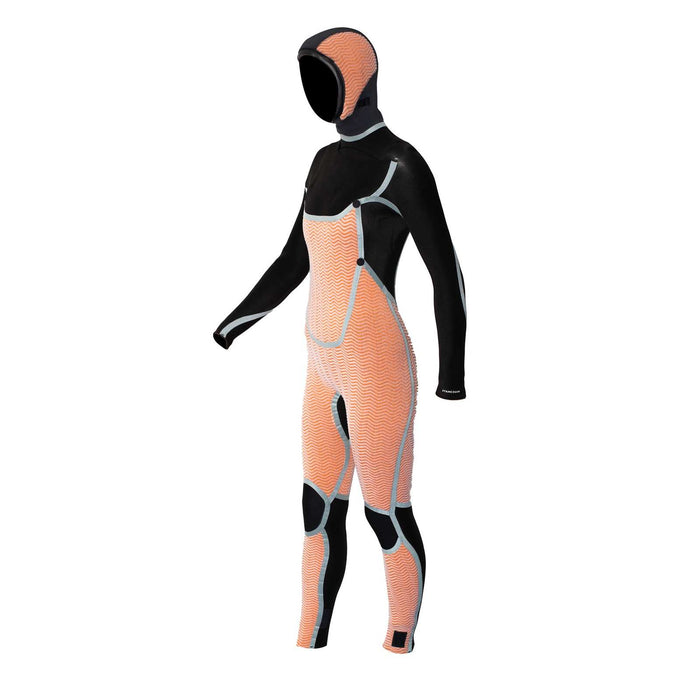 Combinaison Complète Amazone à Capuche Femme Zip Poitrine 6-4 Noir Taille 10-L RRD 27AMHCZ64_10