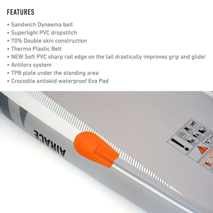 Tabla SUP Inflable Air Race Hi-Perfo 10'6''x25''x6'' 220l RRD 27AR106