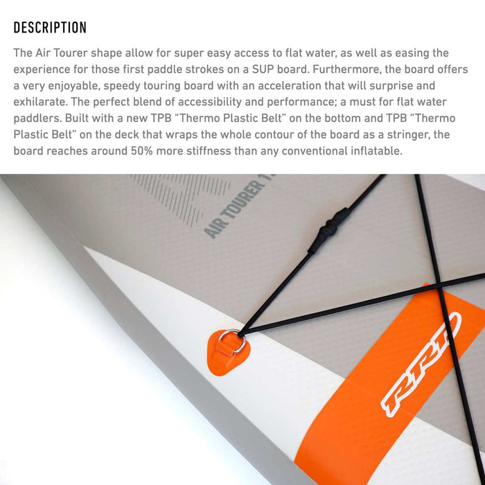 Planche SUP Gonflable Air Tourer Perfo 12'0''x32''x6'' 320l RRD 27ATO1232