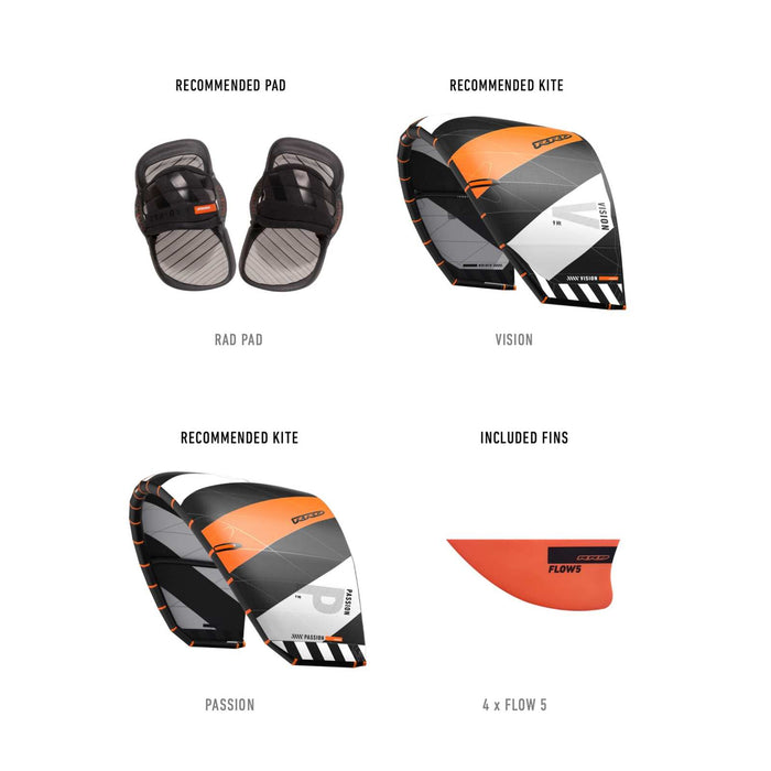 Kiteboard Twintip Bliss Lte 135x39cm RRD 27BLS39