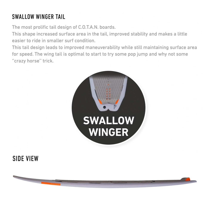 Tavola da Kitefoil Cotan Flight Lte 5’0''x17 1-2''x2'' 20l RRD 27C0T50LTE