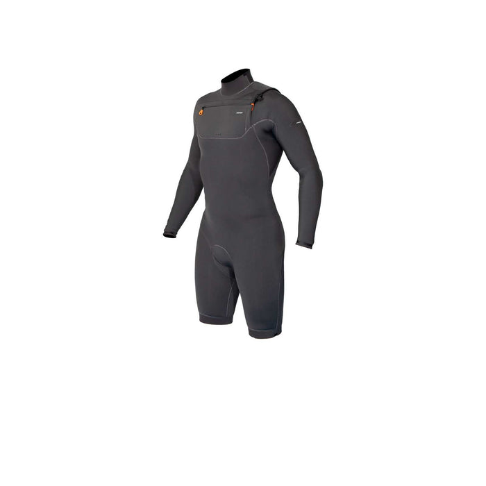 Traje de neopreno corto Celsius Shorty Hombre Con cremallera en el pecho Mangas largas 3-2 Gris Tamaño XL RRD 27CSCZ32SLS_XL