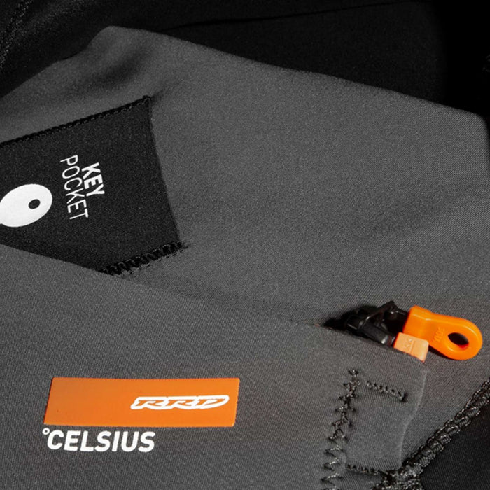 Traje de Neopreno Completo Celsius Hombre Con Cremallera en el Pecho 3-2 Gris Talla M RRD 27CSCZ32_M