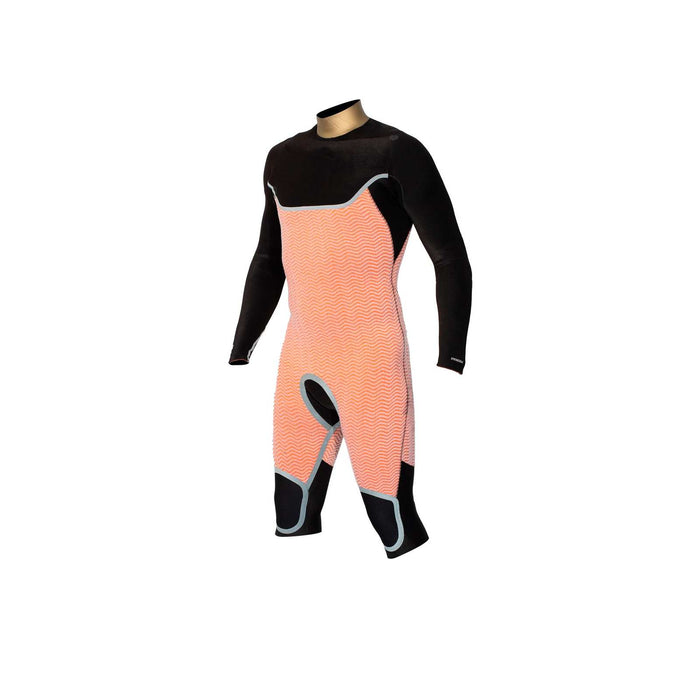 Short Wetsuit Celsius Overknee Man Chest Zip 4-3-2 Grey Size M RRD 27CSCZ4320_M