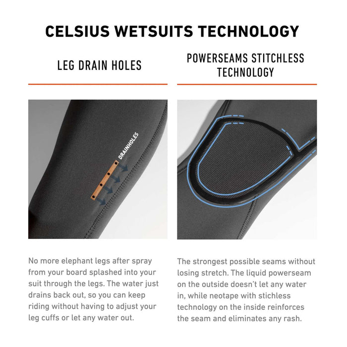 Wetsuit Vest Celsius Man 2-1 Grey Size MT RRD 27CSV21F_MT