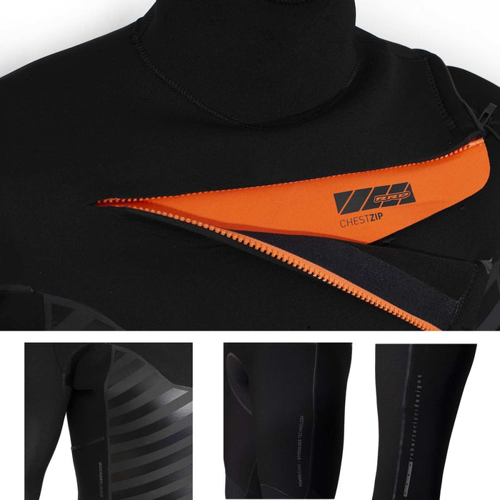 Vollanzug Fahrenheit mit Kapuze Herren Brustreißverschluss 6-4 Größe 3XL RRD 27FRCZ64H_3XL