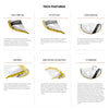 Wing Foil Wing Gold Y27 Size 4.5 RRD 27GW45