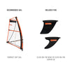 Inflatable SUP Board Mega Airsup Evo 16'5''x6'2''x8'' RRD 27MAC