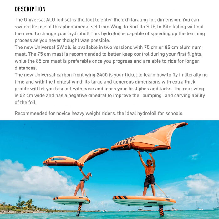 Set de hidroala Universal Alu Y27 2400-75 RRD 27USWF240075S