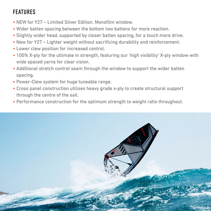 Vela da windsurf RRD Vogue Silver
