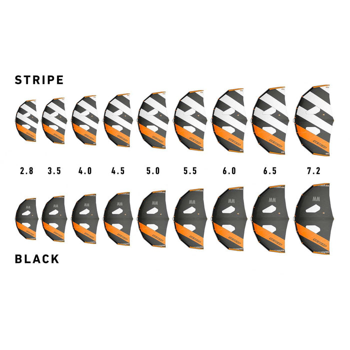Aile de Wing Foil Noir Taille 5.0 RRD 27WW50B