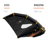 Aile de Wing Foil Noir Taille 6.5 RRD 27WW65B