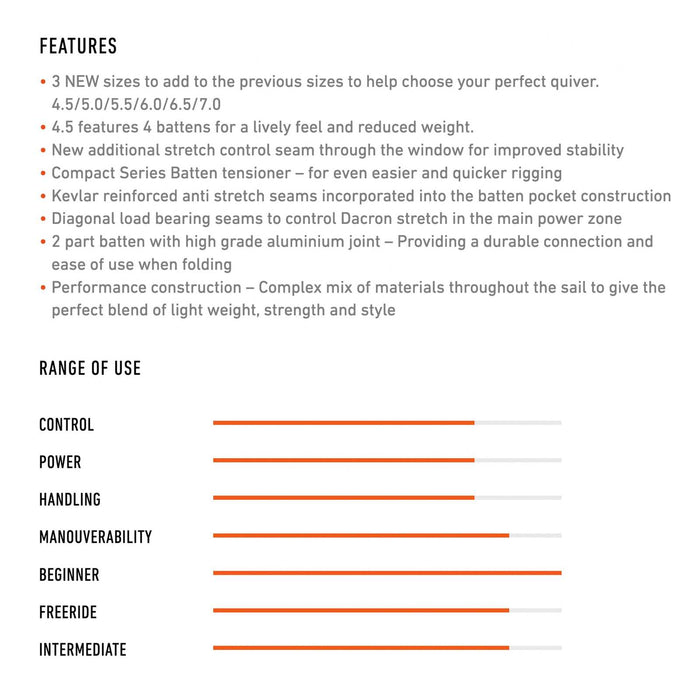 Windsurfing Sail X-Tra Complete Rig Size 5.5 RRD 27XSR_H3_5_5