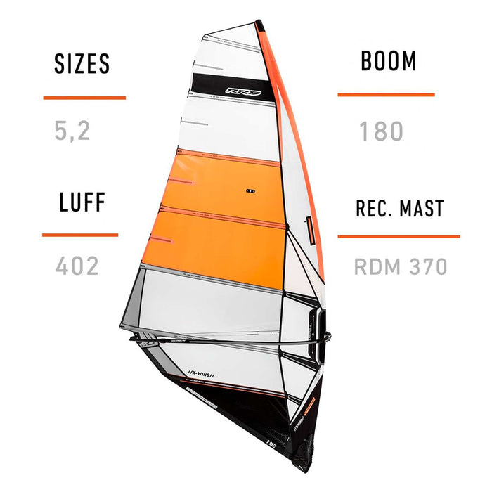 Vela da Windsurf X-Wing Y27 Dimensione 5.2 RRD 27XWG_H3_5_2
