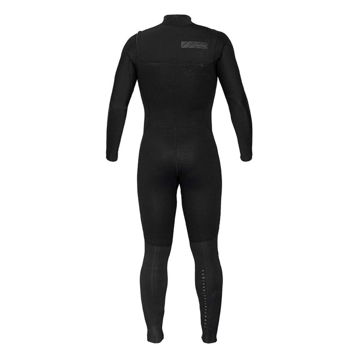 Voller Neoprenanzug Zero Man Chest Zip 5-4-3 Schwarz Größe 3XL RRD 27ZRCZ543_3XL