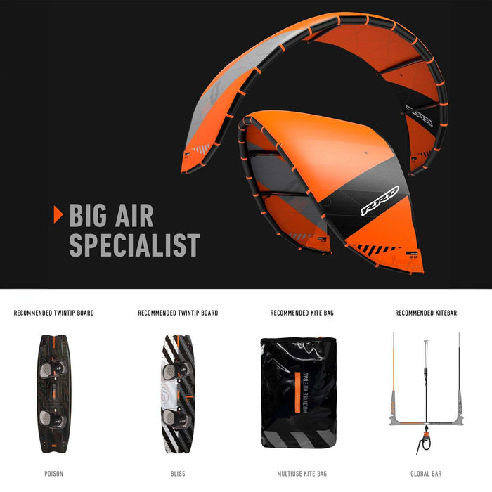Kite Big Air Obsession Black Size 7 RRD 28BAO_BL_7
