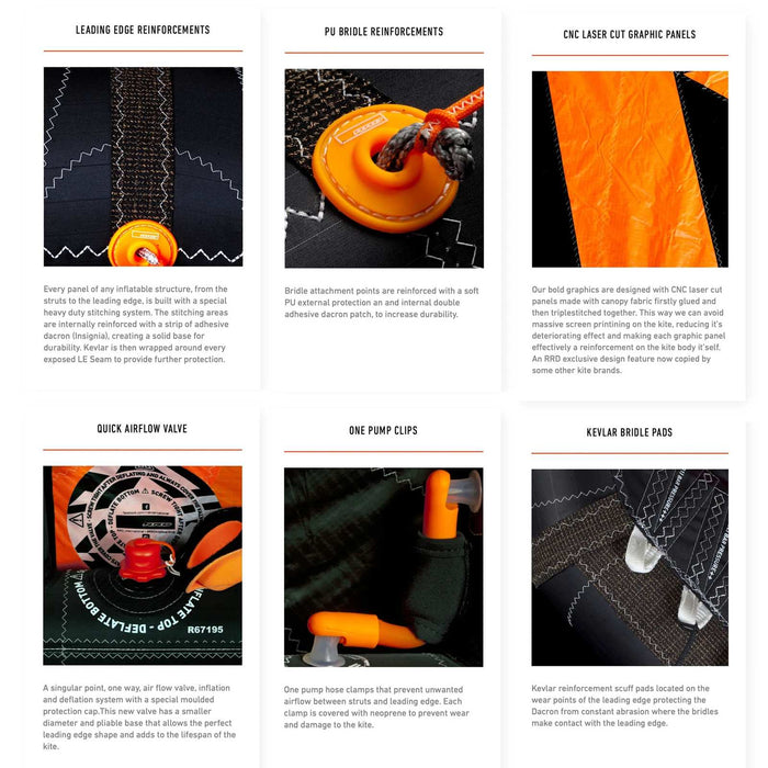 Kite Passion Stripes Size 8 RRD 28PA8KS