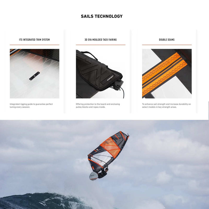 Windsurfing Sail Style Pro Y28 Black Size 4.8 RRD 28SPBL48