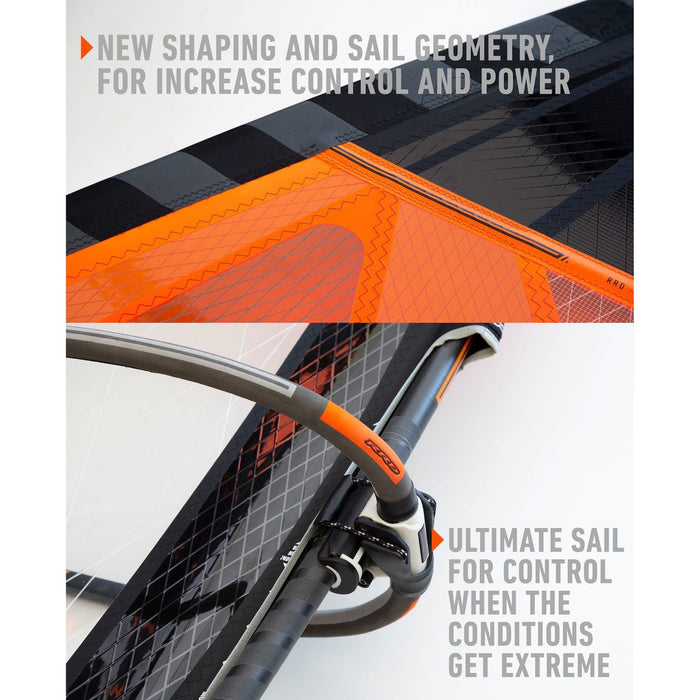 Windsurfing Sail Vogue HD Y28 Black Size 4.7 RRD 28VHD_BL_4_7