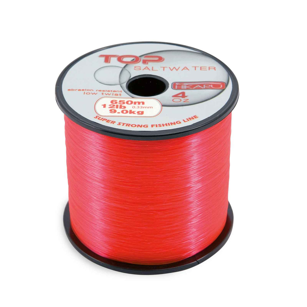 Fishing Line Saltwater Top 650m Red 0,33 Hikaru 3001012