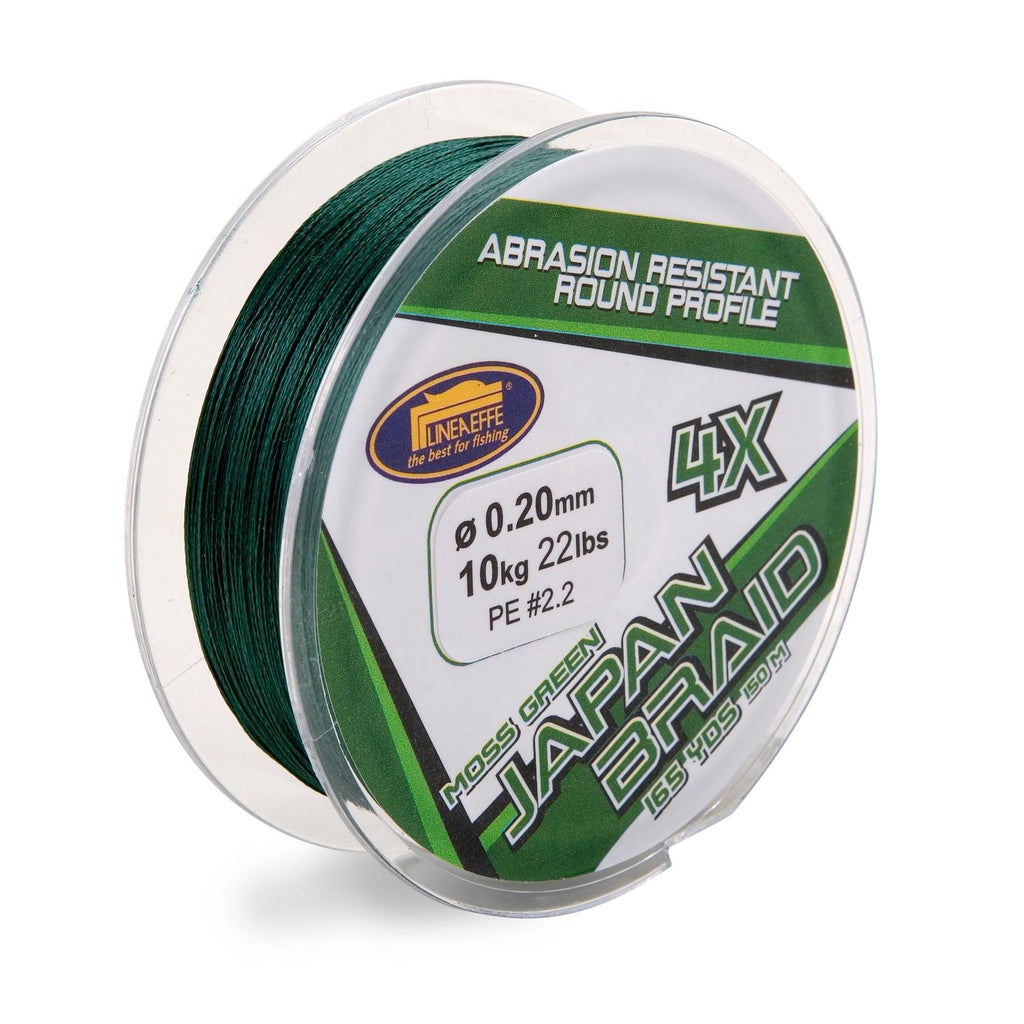 Fishing Line Japan Braid Moss 150m Green 0,12 Lineaeffe 3016012
