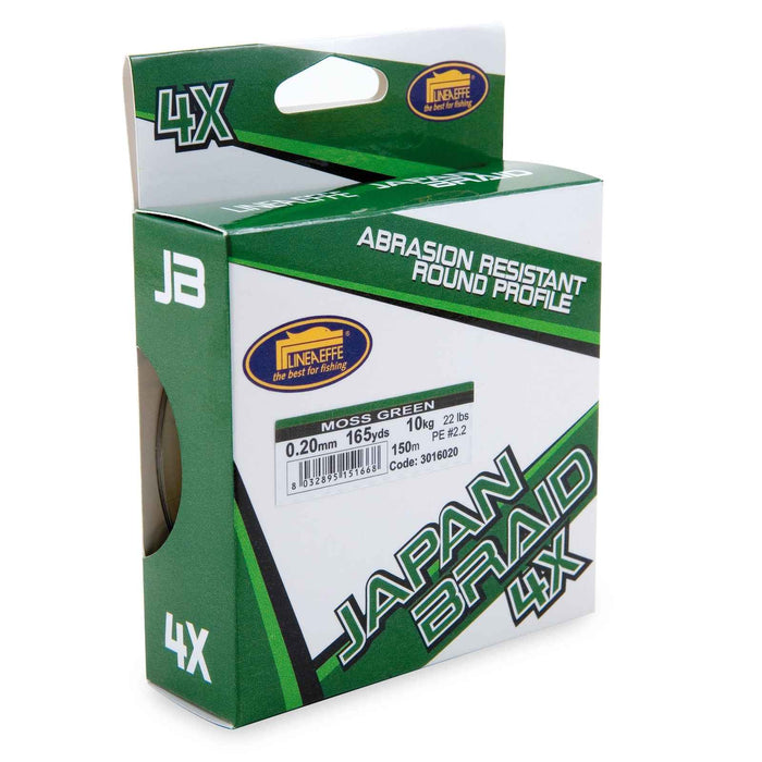 Fishing Line Japan Braid Moss 150m Green 0,20 Lineaeffe 3016020
