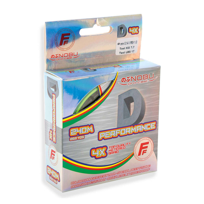 Línea de Pesca Nobu D-Perfomance 240m 0,10 Pesca Ferrari 3018510