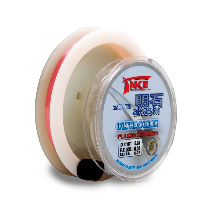 Fishing Line Take Akashi Fluorocarbon Double Spool Pink 50m+20m 0,28 Fishing Ferrari 3042428