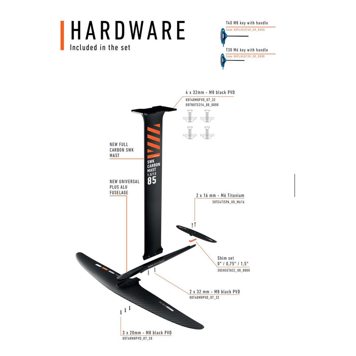 Ensemble Hydrofoil Universel Flying Fish Taille 1300 RRD 30FLYFISET_00_1311