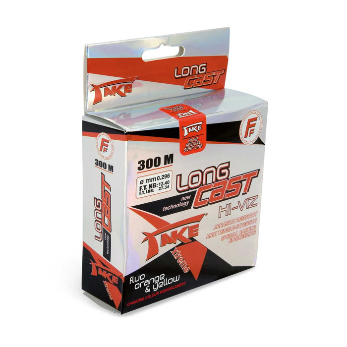 Línea de pesca Take Long Cast Hi-Viz 300m 0,396 Fishing Ferrari 3200939