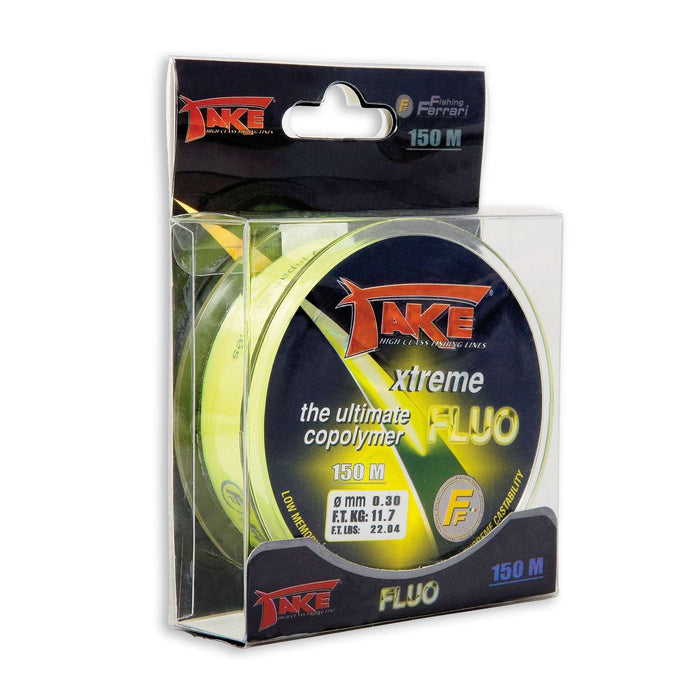 Línea de pesca Take Xtreme Fluo 150m 0,220 Fishing Ferrari 3300022