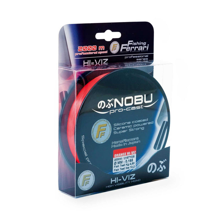 Fishing Line Nobu Pro Cast Hi-Viz 2000m 0,250 Fishing Ferrari 3700125