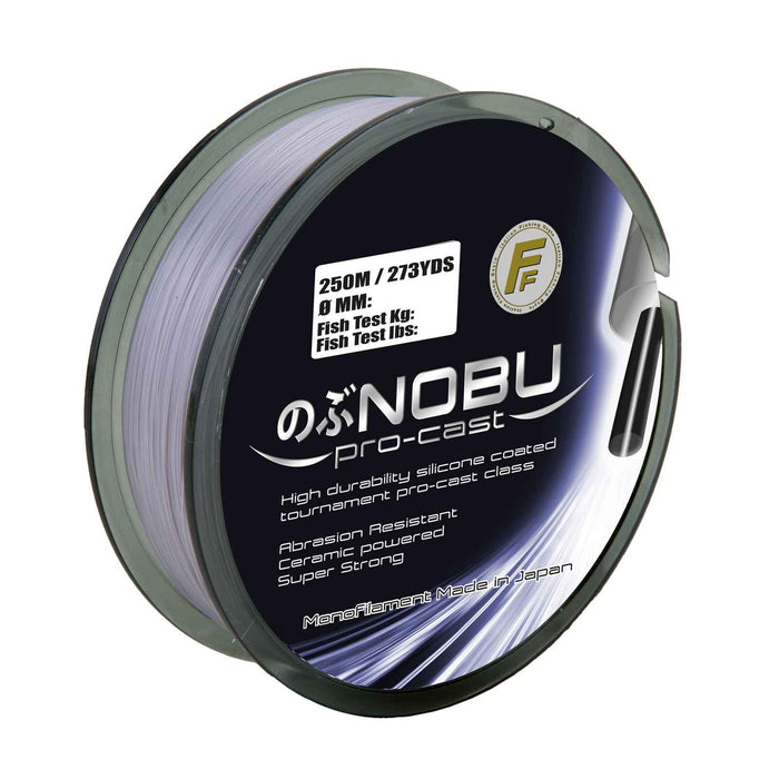 Fishing Line Nobu Pro Cast Hi-Viz 250m Matt Grey 0,200 Fishing Ferrari 3700820