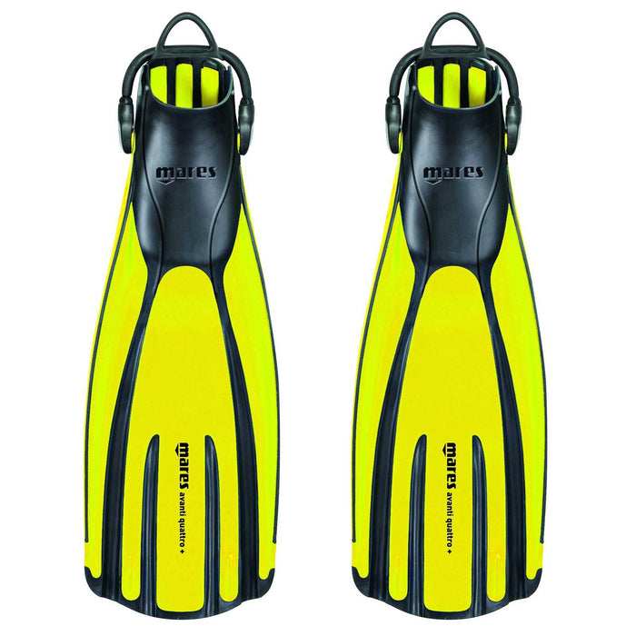 Diving Fins Avanti Quattro+ Yellow-Reflex S-37-41 Mares 410003SASRYL