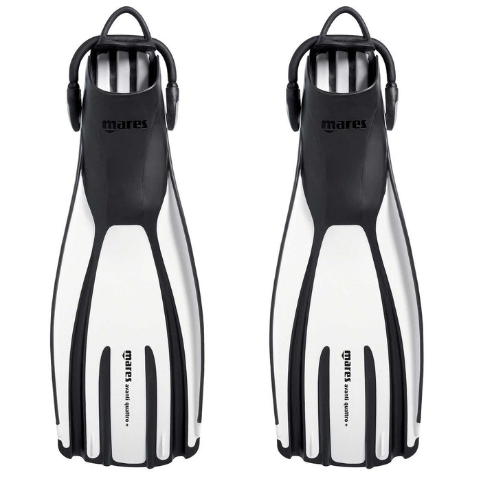 Pinne da immersione Avanti Quattro+ Bianco XL-44-48 Mares 410003SAXLWH