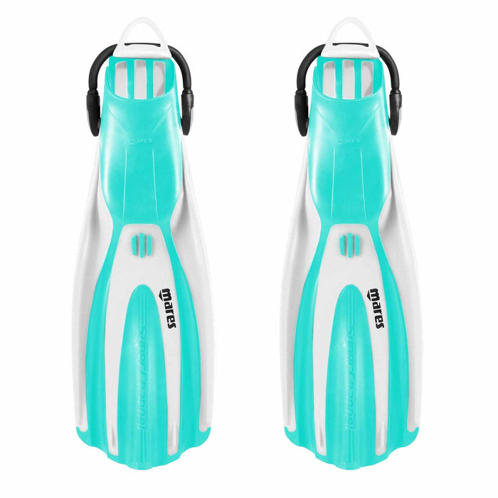 Palmes de plongée Avanti Superchannel Oh Blanc-Aqua S-37-41 Mares 410012BNSWHA