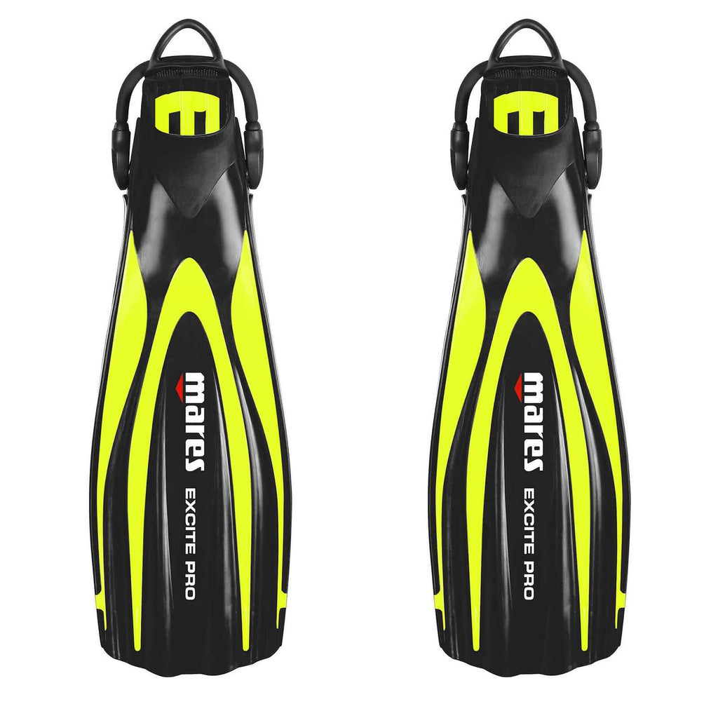 Palmes de plongée Excite Pro Jaune fluo R-41-44 Mares 410026SARYF