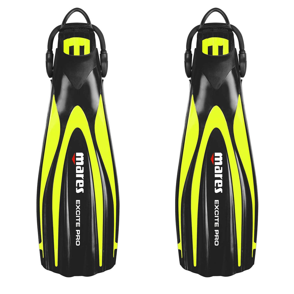 Pinne da immersione Excite Pro Giallo fluo S-37-41 Mares 410026SASYF