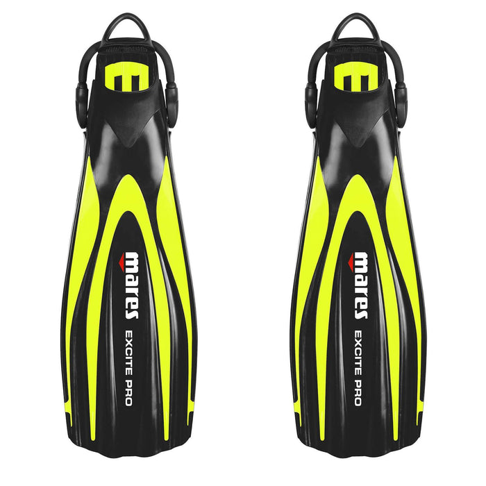 Pinne da immersione Excite Pro Giallo fluo S-37-41 Mares 410026SASYF