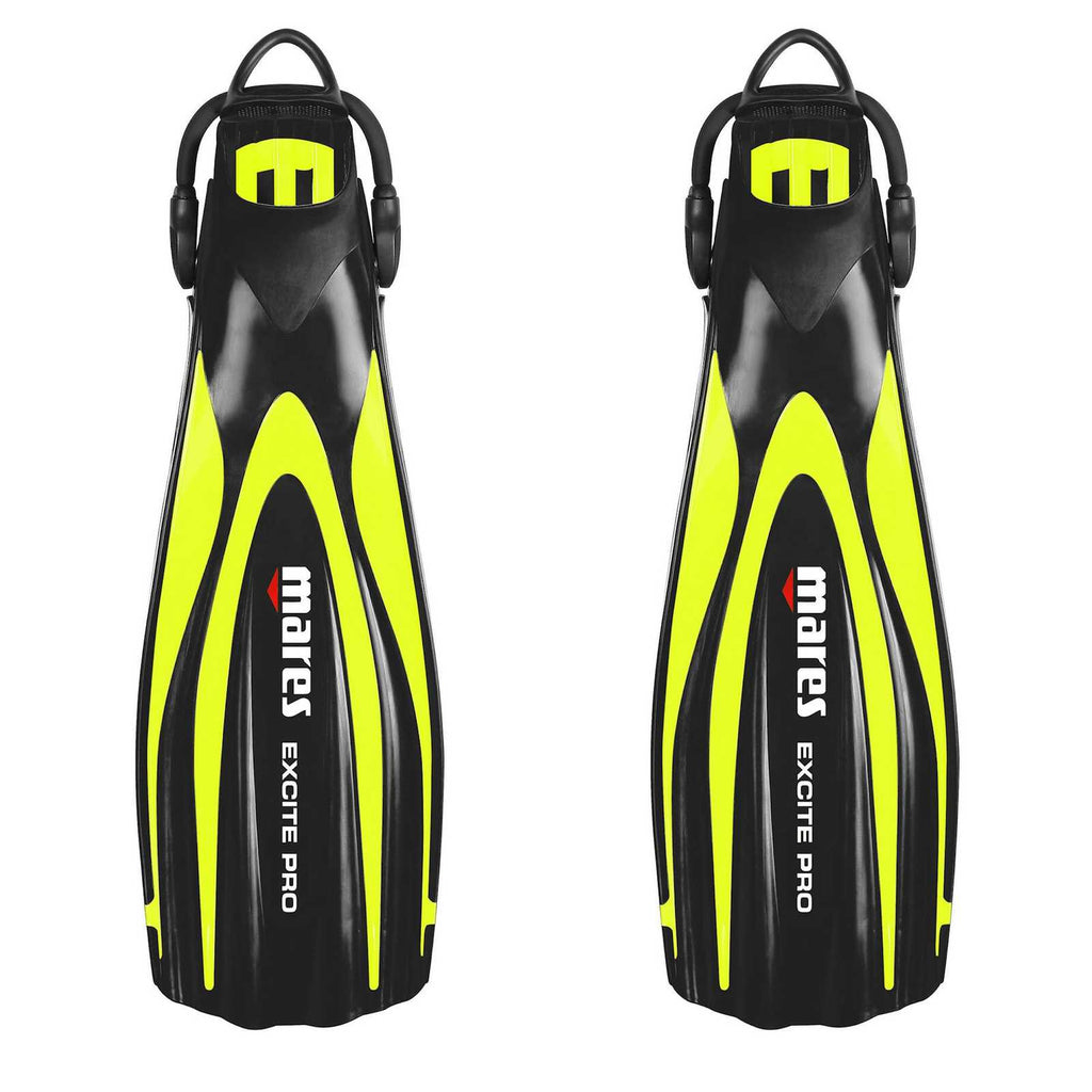 Palmes de plongée Excite Pro Jaune fluo XL-44-48 Mares 410026SAXLYF