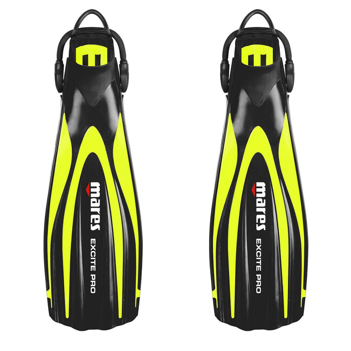 Aletas de buceo Excite Pro Amarillo-Fluo XS-34-37 Mares 410026SAXSYF