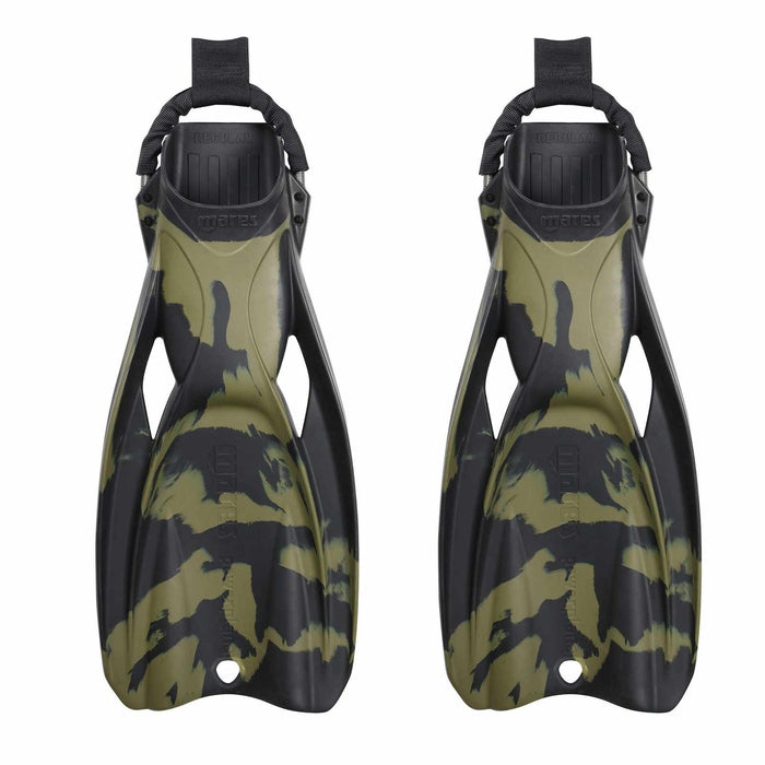 Palmes de plongée Power Plana Tec Camo-olive XL Mares 410051SAXLCMO