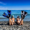 Pinne da snorkeling X-One Blu L-XL-EU 44-47-UK 9,5-12-USA 10,5-13 Mares 410337SABLLXL